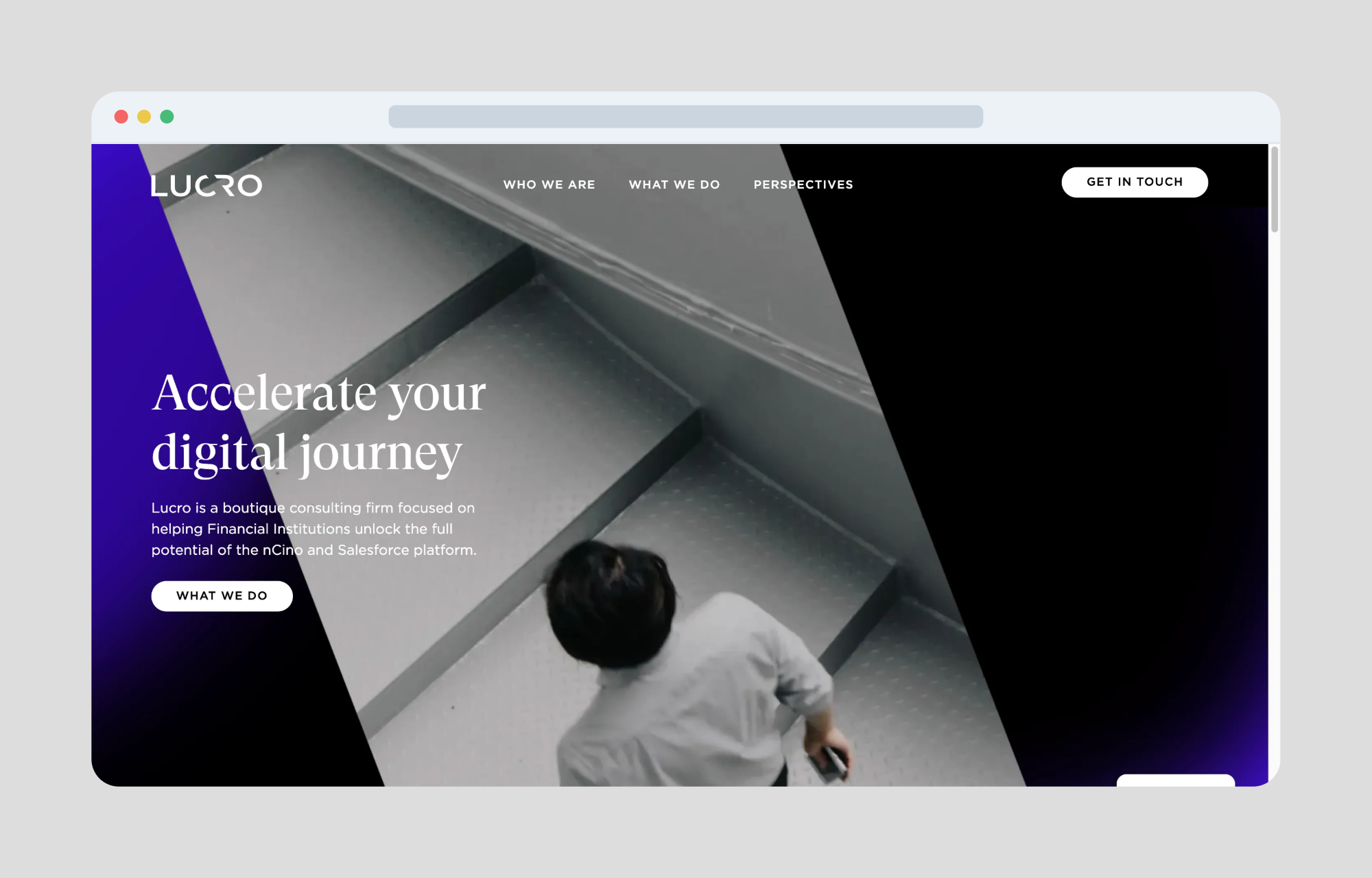 Lucro Consulting website screenshot